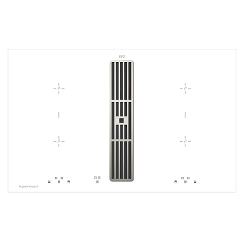 Индукционная варочная панель с вытяжкой Kuppersbusch KMI 8500.0 WR Stainless Steel