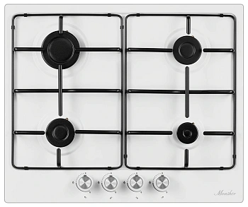 Газовая варочная панель Monsher MSG 66 Blanc