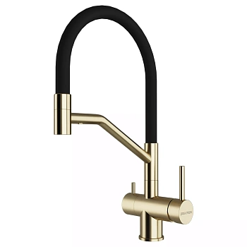 Смеситель для кухни Paulmark RUBERT, светлое золото, Ru213175-LG