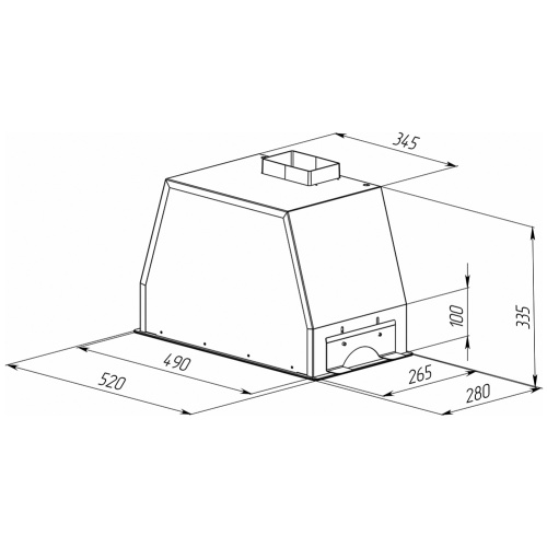 Вытяжка Zigmund & Shtain K 014.5 X