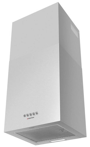 Вытяжка кубическая островная Meferi ROOMBOX40IX ISLA COMFORT