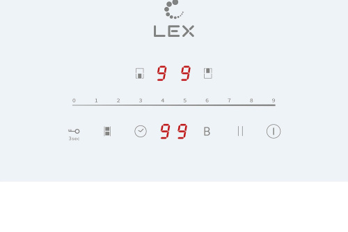 Варочная панель индукционная Lex EVI 321A WH