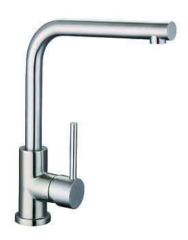 Кухонный смеситель Florentina нержавеющая сталь и хром Дельта