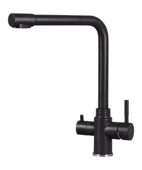 Кухонный смеситель Kuppersberg Geo KG2385CR BLACK METAL