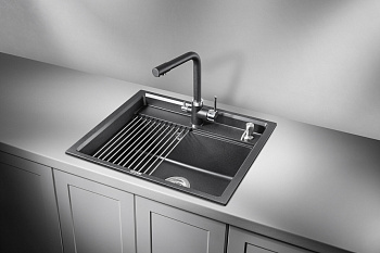 Кухонная мойка Granula Kitchen Space KS-6003, чёрный
