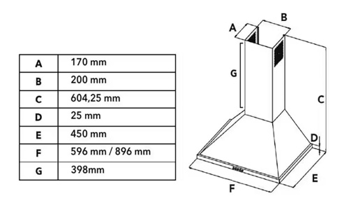 Вытяжка кухонная настенная ARDO HP6PX2
