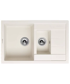 Кухонная мойка Kuppersberg MODENA 1,5B1D WHITE