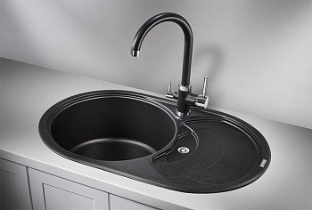 Кухонная мойка Granula Гранула GR-7801, чёрный