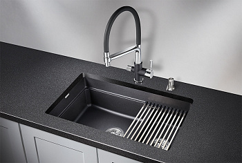 Кухонная мойка Granula Kitchen Space KS-7304, шварц