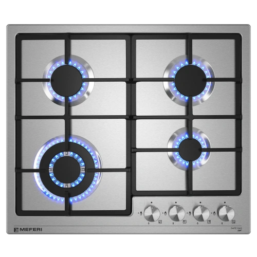 Газовая варочная панель MEFERI MGH604IX LIGHT