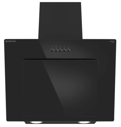 Наклонная пристенная вытяжка Meferi AIRBOX60BK POWER