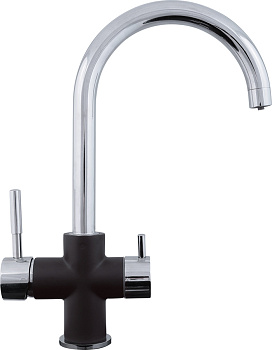 Смеситель Zigmund & Shtain 1800 ZS ЧЕРН.БАЗАЛЬТ