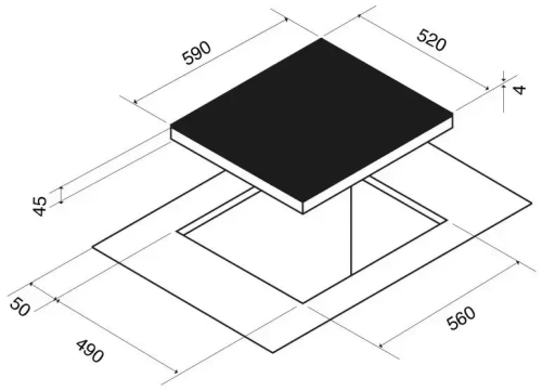 Варочная панель Pando PI-3300 Airlink