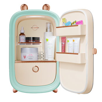 Мини-холодильник для косметики Maunfeld MFF43GN