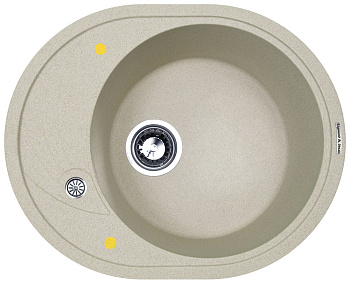 Кухонная мойка Zigmund & Shtain KREIS OV 575 РЕЧН.ПЕСОК