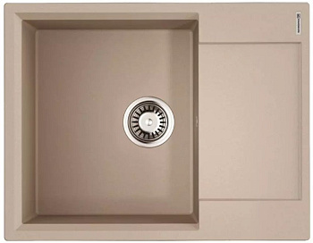 Врезная кухонная мойка 65 см, OMOIKIRI Daisen 65, матовое бежевый