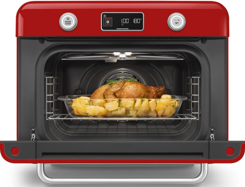 Мини-печь с паром Smeg COF01RDEU