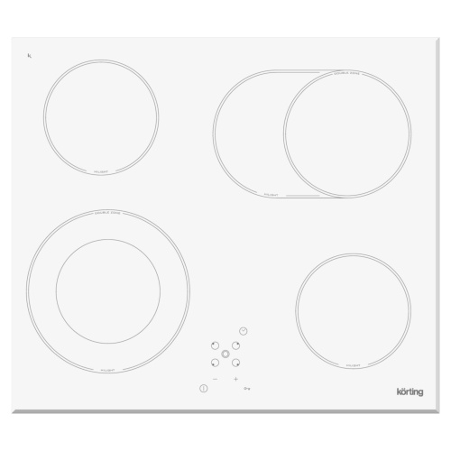 Стеклокерамическая варочная панель Korting HK 62051 BW