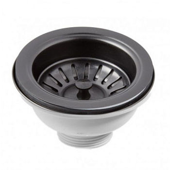 Цветной выпуск на кухонную мойку Emar C002-L Dark