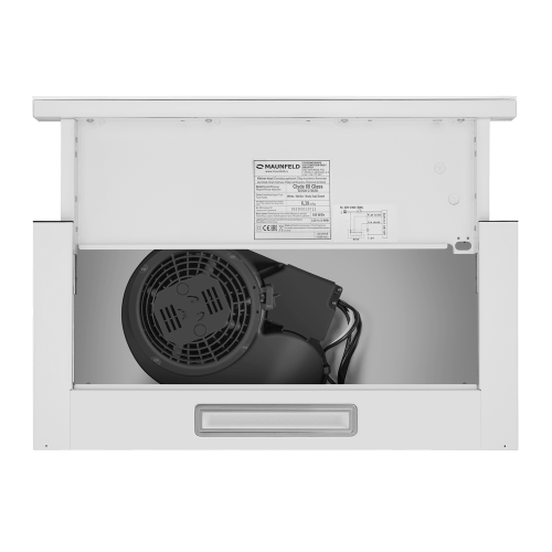 Кухонная вытяжка MAUNFELD Clyde 50 белое стекло
