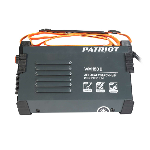 Аппарат сварочный инверторный PATRIOT WM180D MMA
