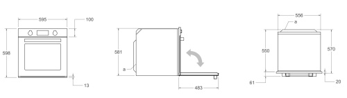 Духовой шкаф Bertazzoni FMOD6117PTB1