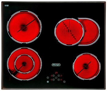 Газовая варочная панель DeLonghi PVC 62 TC (стеклокерамика)