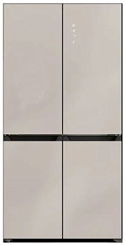 Холодильник LEX LCD505 white satin Cross Door