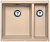 Кухонная мойка Zigmund & Shtain INTEGRA 500.2 ТОПЛ.МОЛОКО