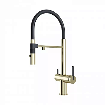 Смеситель для кухни Paulmark Gravity, светлое золото, Gr213888-LG