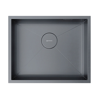 Мойка Omoikiri Kasen 54-16-INT-GM нерж. сталь/вороненая сталь