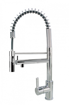 Кухонный смеситель Florentina нержавеющая сталь и хром Аква (для чистой воды)