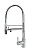 Кухонный смеситель Florentina нержавеющая сталь и хром Аква (для чистой воды)