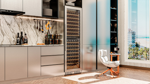 Винный шкаф встраиваемый Meyvel MV163PRO-KST2