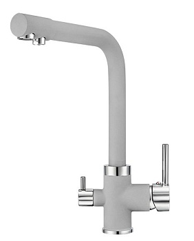 Смеситель для кухни Granula GR-2015, сланец