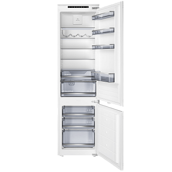 Холодильник-морозильник встраиваемый MAUNFELD MBF193SLFWGR Inverter