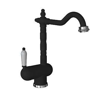 Кухонный смеситель Florentina Ода Антрацит