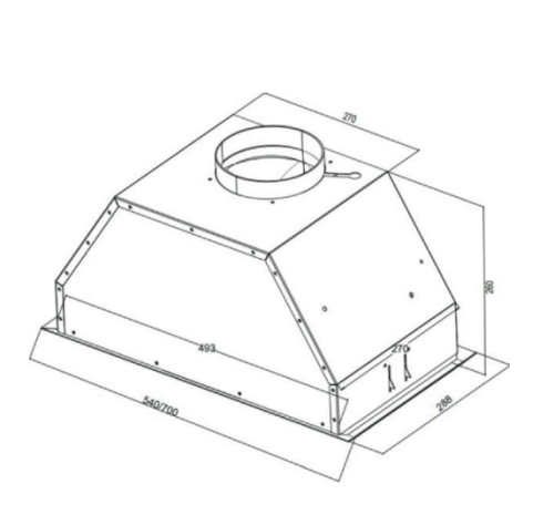Вытяжка Kuppersberg INTRO 60 WHITE