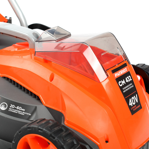 Газонокосилка аккумуляторная PATRIOT CM 432 40В, без акб и зу, 32см