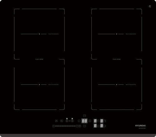 Индукционная варочная поверхность Hyundai HHI 6781 BG