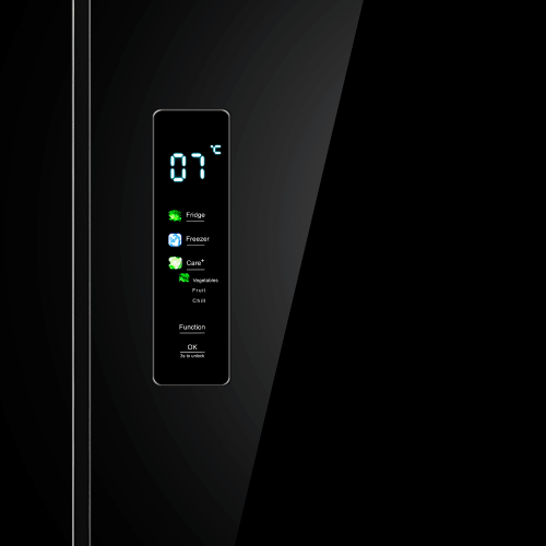 Холодильник-морозильник с инвертором Maunfeld MFF192NFB Inverter