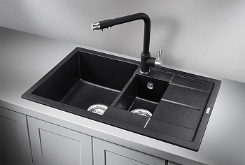 Кухонная мойка Granula Гранула GR-7802, чёрный