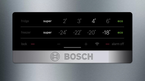 Холодильник с морозильником Bosch KGN49XLEA серебристый