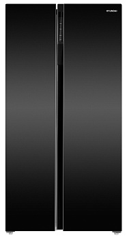 Холодильник Hyundai CS6503FV ЧЕРНОЕ СТЕКЛО