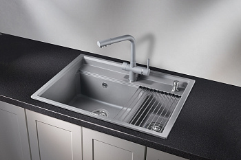 Кухонная мойка Granula Kitchen Space KS-7302, алюминиум