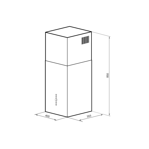 Вытяжка LEX ALTO 400 WHITE