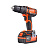 Дрель-шуруповерт аккумуляторная PATRIOT BR 241ES-h, две АКБ Li-Ion, 24В, 2,0 Ач