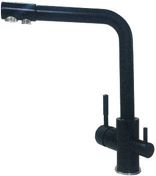 Смеситель для кухни Lex Biferno Black