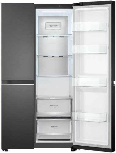 Холодильник LG GC-B257SBZV, темный графит