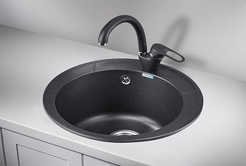 Кухонная мойка Granula Стандарт кварц ST-4802, чёрный